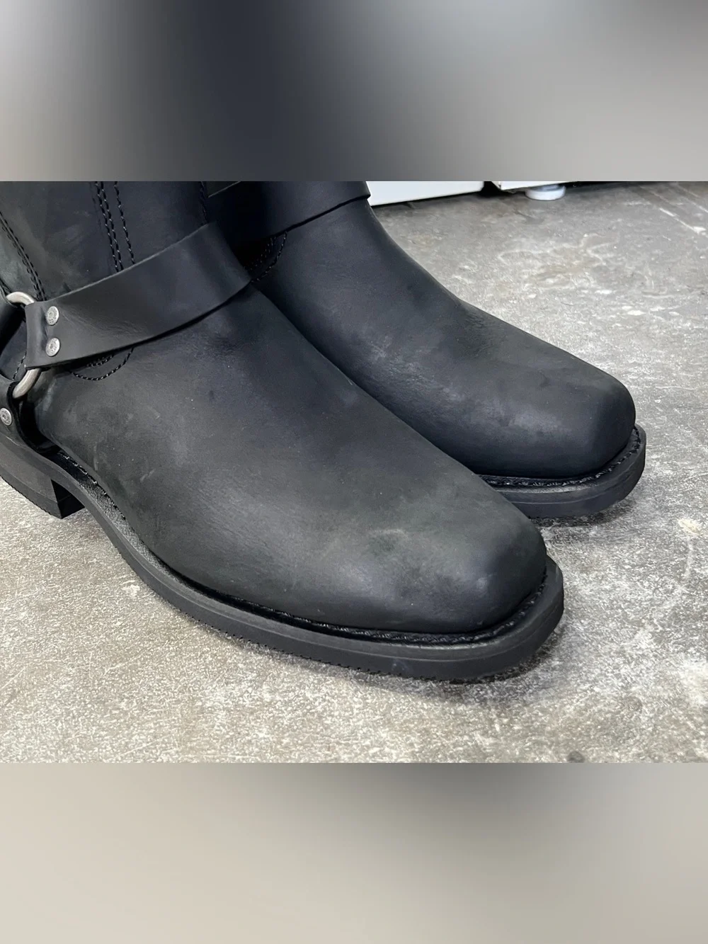 Harley-Davidson Bowden Men’s Size 12 Black Leather Harness Motorcycle Boots